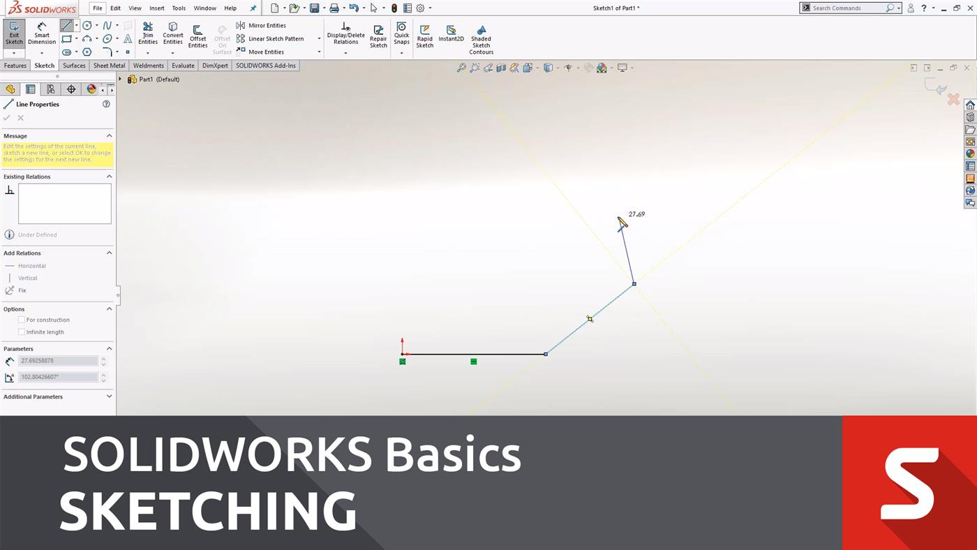 SOLIDWORKS Basics - Sketching