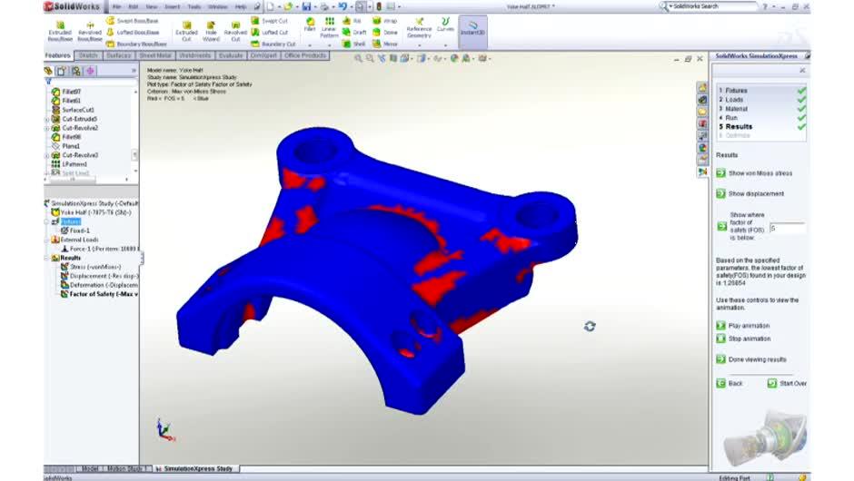 First Look - SolidWorks Simulation