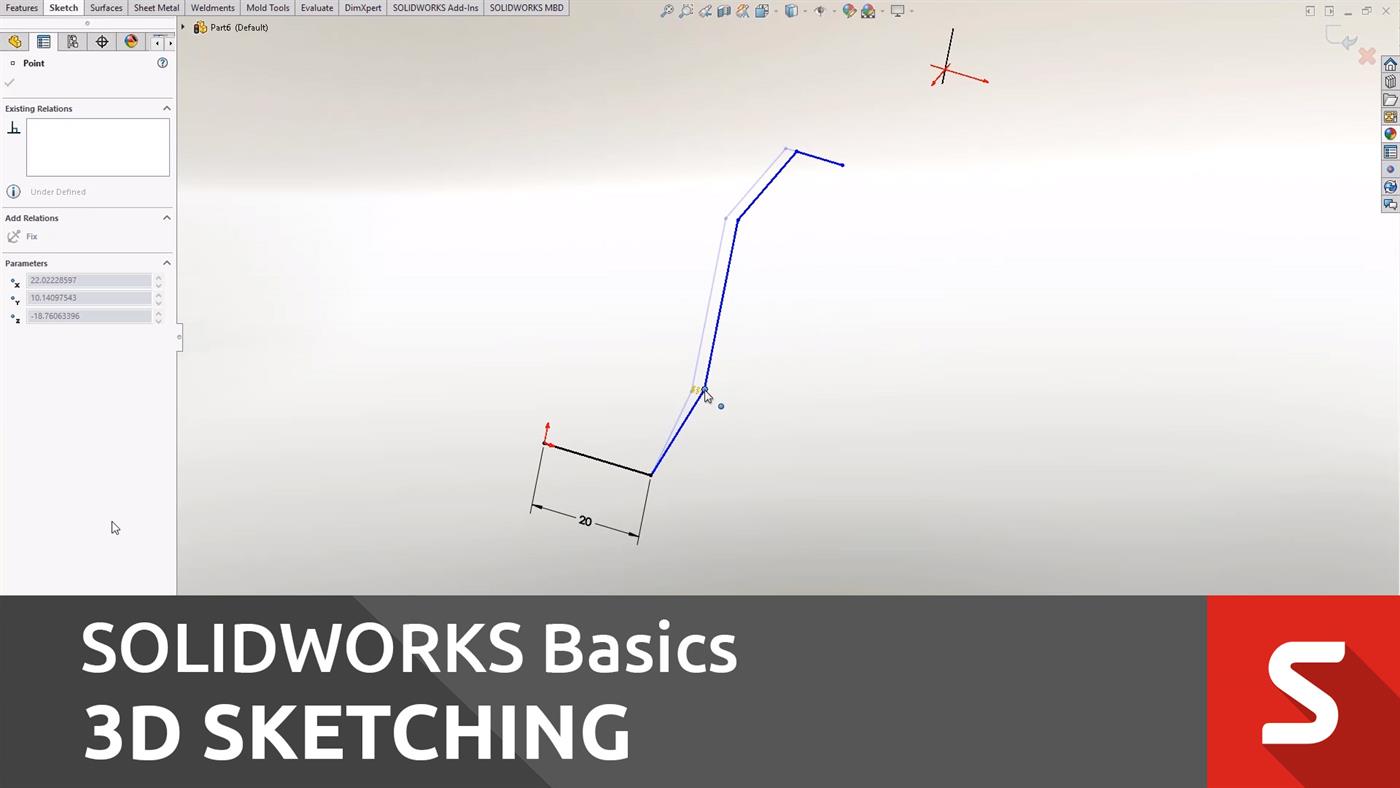 SOLIDWORKS Basics - 3D Sketching