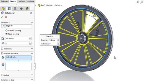 Performance comparison in sketch and feature patterns - SOLIDWORKS BLOG