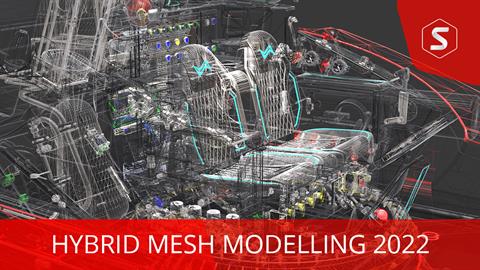 Hybrid modelling SOLIDWORKS 2022