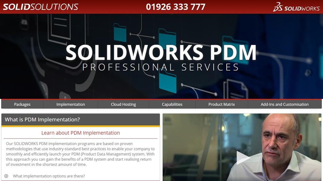 Implementing SolidWorks PDM | Solid Solutions