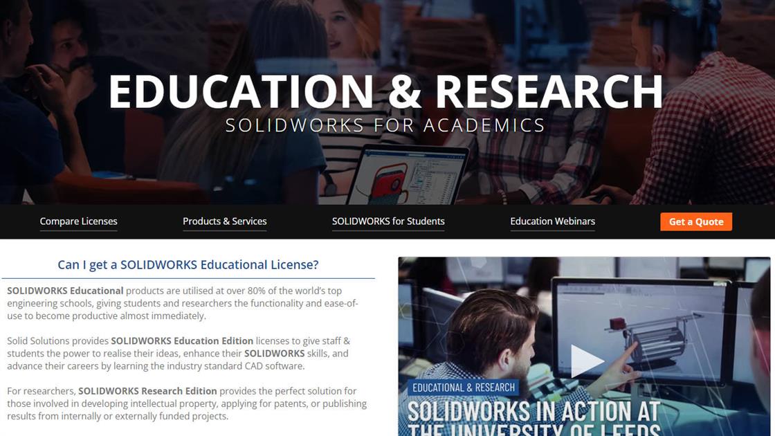 SOLIDWORKS Education Edition | Solid Solutions